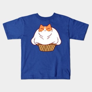 Fat Exotic Shorthair Cat Kids T-Shirt